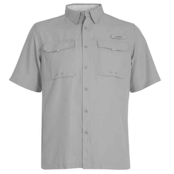CAMISA HABIT S/S SHARKSKIN  TS10054
